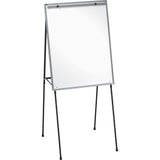 Lorell Dryerase White Board Easel 28 (2.3 ft) Width x 34 (2.8 ft) Height Black Frame 1 Each