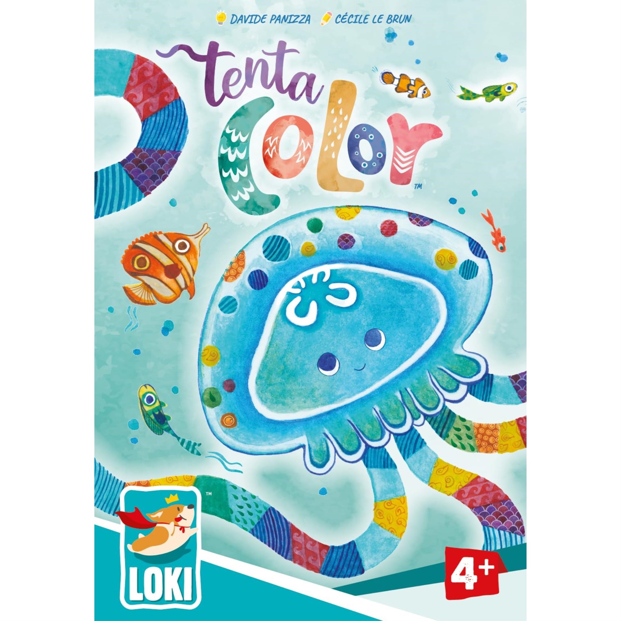 Iello Loki Tentacolor - Ocean Explorer Drafting Game, Kids & Family,Games Ages 4+, 2-4 Players, 15 Min
