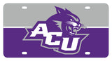 Abilene Christian University Metal License Plate