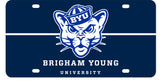 Brigham Young Cougars Metal License Plate
