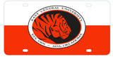 East Central University Tigers Metal License Plate