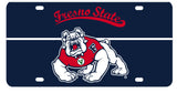 Fresno State Bulldogs Metal License Plate
