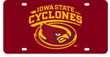 Iowa State Cyclones Metal License Plate