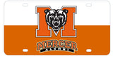 Mercer University Metal License Plate