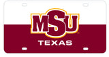 Midwestern University Mustangs Metal License Plate