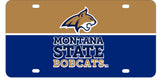 Montana State Bobcats Metal License Plate