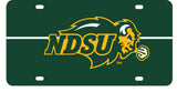 North Dakota State Bison Metal License Plate