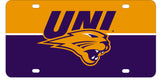 Northern Iowa Panthers Metal License Plate