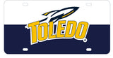 Toledo Rockets Metal License Plate