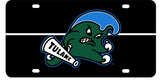Tulane University Green Wave Metal License Plate