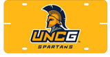 North Carolina Greensboro Spartans Metal License Plate