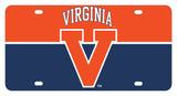 Virginia Cavaliers Metal License Plate