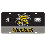 Wichita State Shockers Metal License Plate Car Tag