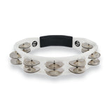 Cyclops Handheld Tambourine White Steel