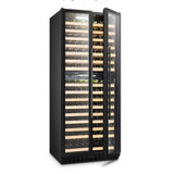 Lanbopro Black Dual Zone Wine Cooler French Doors 287 Bottle Capacity