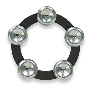 6In Tambo-Ring Black Sand W/Galv Jingle