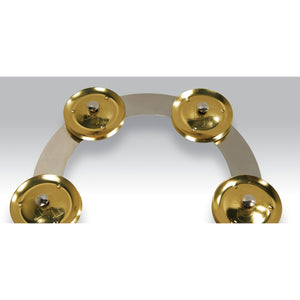 6In Tambo-Ring Stain Stl W/Brass Jingle