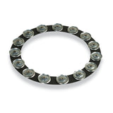 14In Tambo-Ring Black Sand W/Galv Jingle
