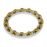 14In Tambo-Ring Stain Stl W/Brass Jingle