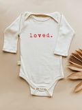 Loved. Organic Baby Bodysuit Long Sleeve