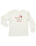 Santa's Little Helper Organic Kids T-Shirt Long Sleeve