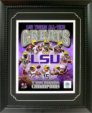 11X14 Deluxe Frame - Louisiana State University Greats
