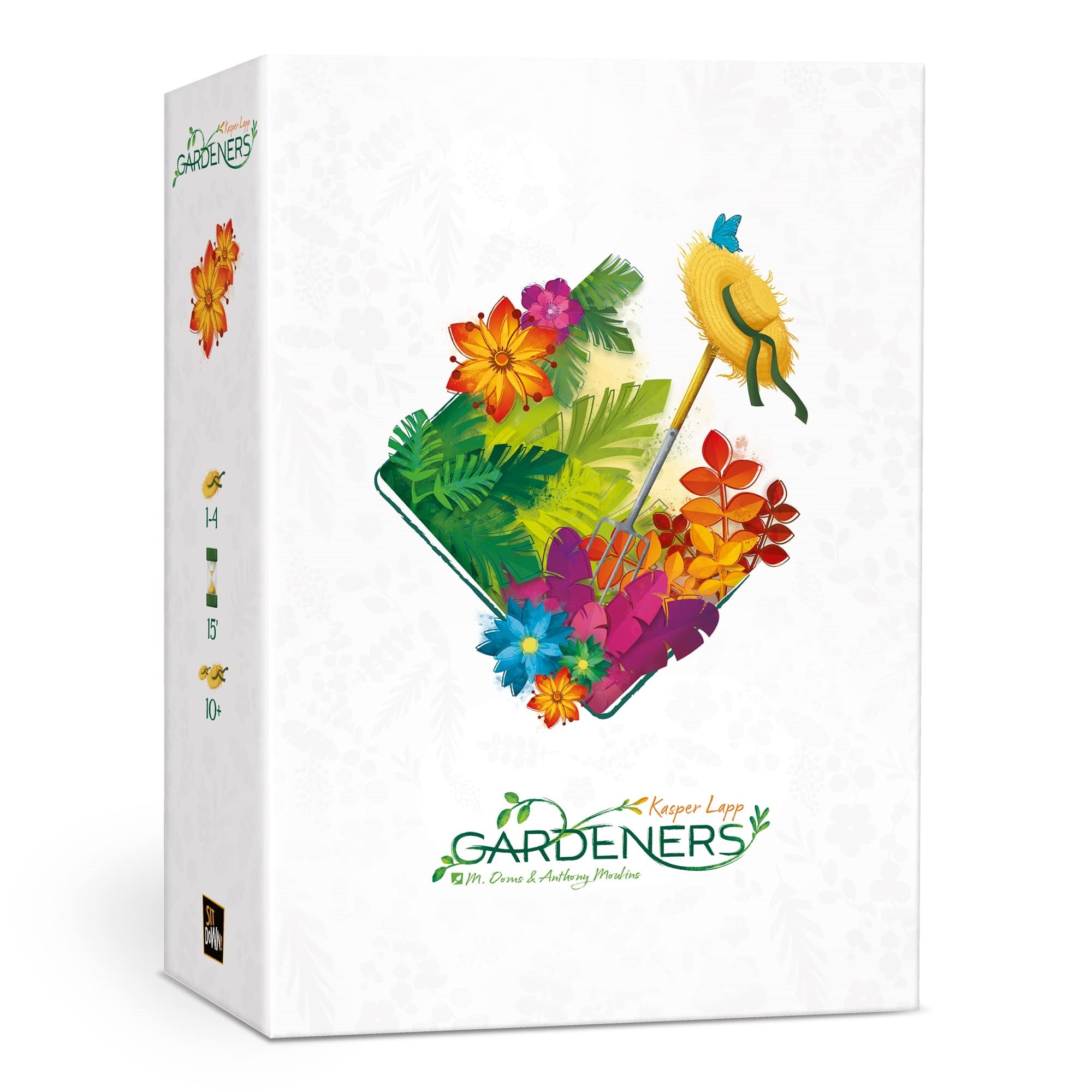Sit Down! Gardeners - Sit Down! Tile-Placement Game, Arrange As Many Gardens As Possible, Simultaneous Cooperative Game, Play So