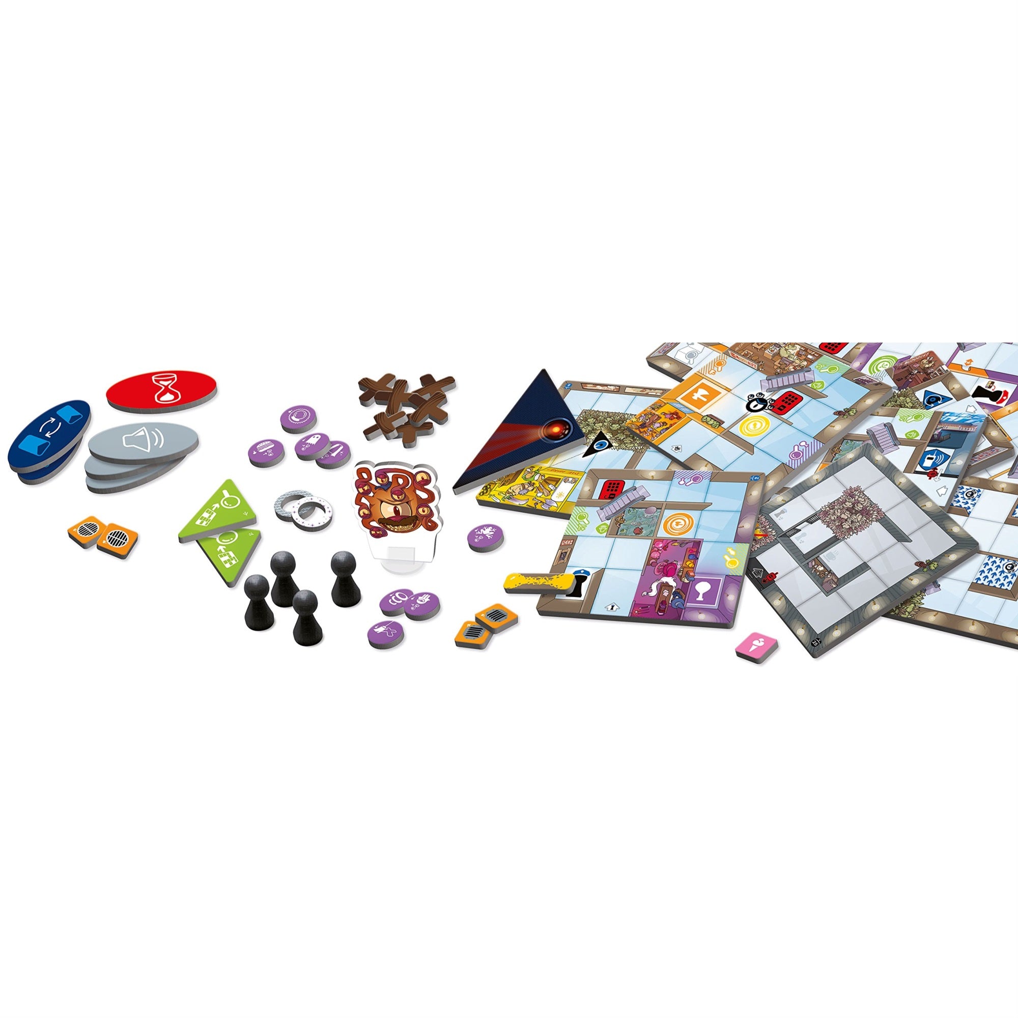 Sit Down! Magic Maze: Maximum Security, Strategy Board Game, Customize Your Magic Maze Experience, For 1 To 8 Players, Ages 8 An