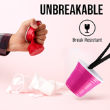 Reusable Shot Cup with Lanyard – 2oz (Pink)