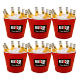 Reusable Red Party Ice Bucket