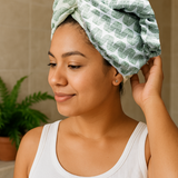 Fast Drying Hair Towel (Sage)