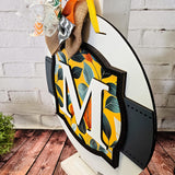 Monogram Frame and Banner Door Hanger - DIY Unfinished Kit - Lvl 2