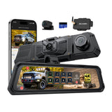 The Legend 2ch Waterproof Mirror DVR Switching System with 8-Gang in-Car Power Solid-State Switch Control Box