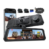 The Legend 3ch Waterproof Mirror DVR Switching System with 8-Gang in-Car Power Solid-State Switch Control Box