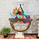 Life's a Garden Dig It! Mole Door Hanger - DIY Unfinished Kit - Lvl 3