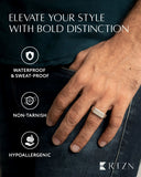 Rectangle Signet Rings (Oxidized)