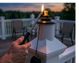 BuzzCaps (10) Ten Pack - The Original Mosquito Repellent Outdoor Torch Post Cap