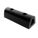 Global Lndustrial™ Extruded Fender Bumper Half Oval 36Wx4-1/4H Black