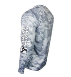 Fractal Camo Waves UV Fishing Shirt (8-20)