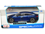 MercedesBenz EQS Blue Metallic Special Edition Series 1/27 Diecast Model Car by Maisto