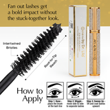 Hypoallergenic Mascara for Sensitive Eyes – Mega Volume for Thinning Lashes, Contact-Lens Safe