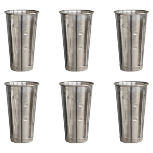 Amerihome 30 Oz. Stainless Steel Malt Cup - 6 Piece Set