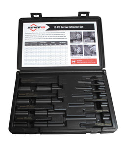 10Pc Screw Extractor Set