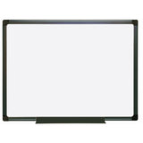 Maya Melamine Black Framed Dry-Erase Board