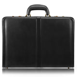 V Series | REAGAN | Leather 3.5 Attach Briefcase Black
