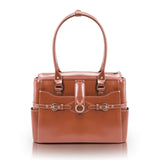 W Series | WILLOW SPRINGS | 15 Leather Ladies Laptop Briefcase Brown