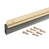05702 M-D 1-1/4 In. x 36 In. Brite Gold Aluminum & Vinyl Door Sweep