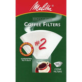 622712 Melitta #2 Cone 4-6 Cup Coffee Filter (100-Pack)