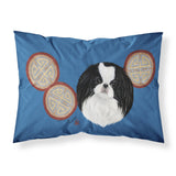 Caroline'S Treasures Mh1003Pillowcase Japanese Chin Fabric Standard Pillowcase, Large, Multicolor