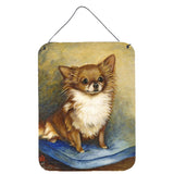 Caroline'S Treasures Mh1036Ds1216 Chihuahua Long Hair Brown Wall Or Door Hanging Prints, 16 X 12, Multicolor